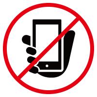 携帯・スマートフォン持込禁止
