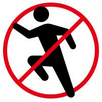 プールサイドを走らない