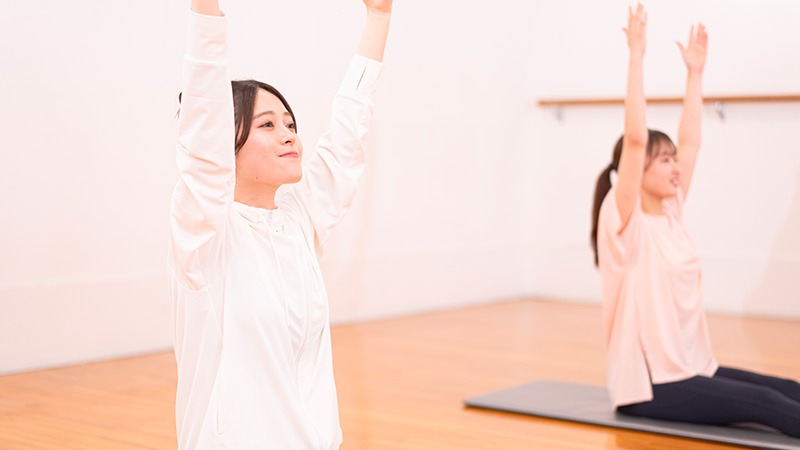 リフレッシュヨガの様子