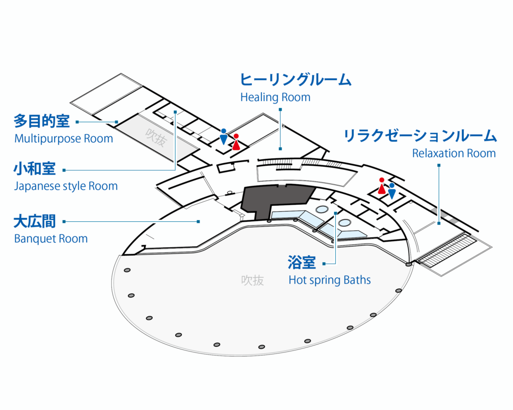 2Fのフロアマップ