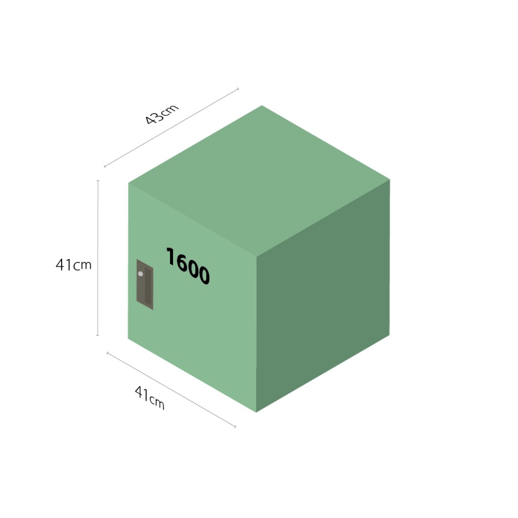 4段ロッカーの図
