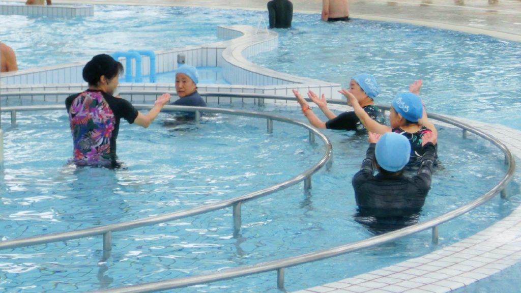 スローエクササイズアクアの様子